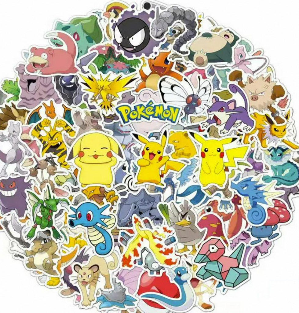 Blue Pokémon Sticker Collection: Catch ‘Em All in Blue插图3