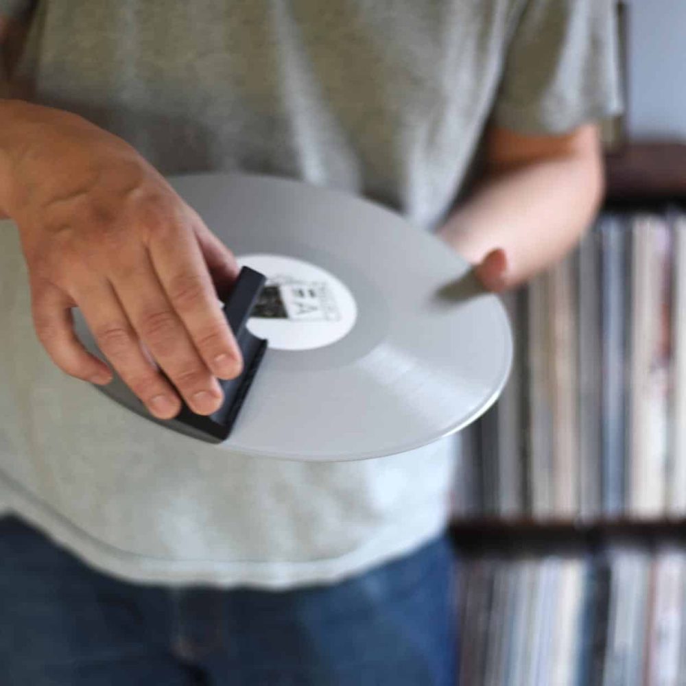 DIY vinyl record cleaning