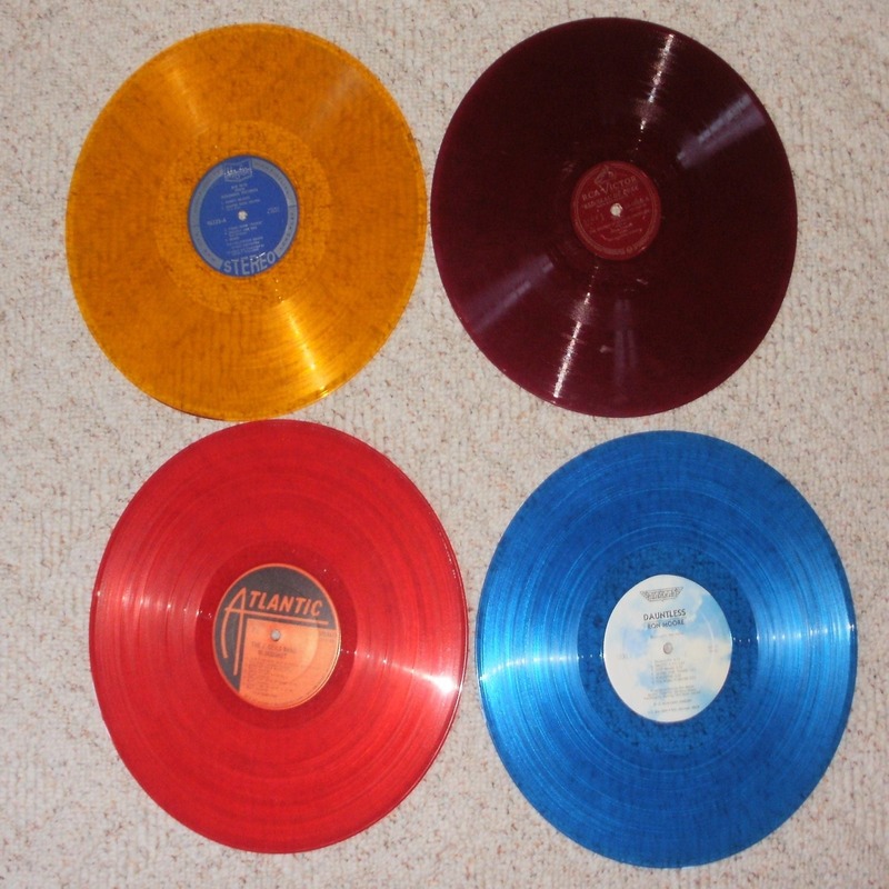 Colored vinyl albums