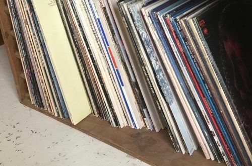 Vintage vinyl records