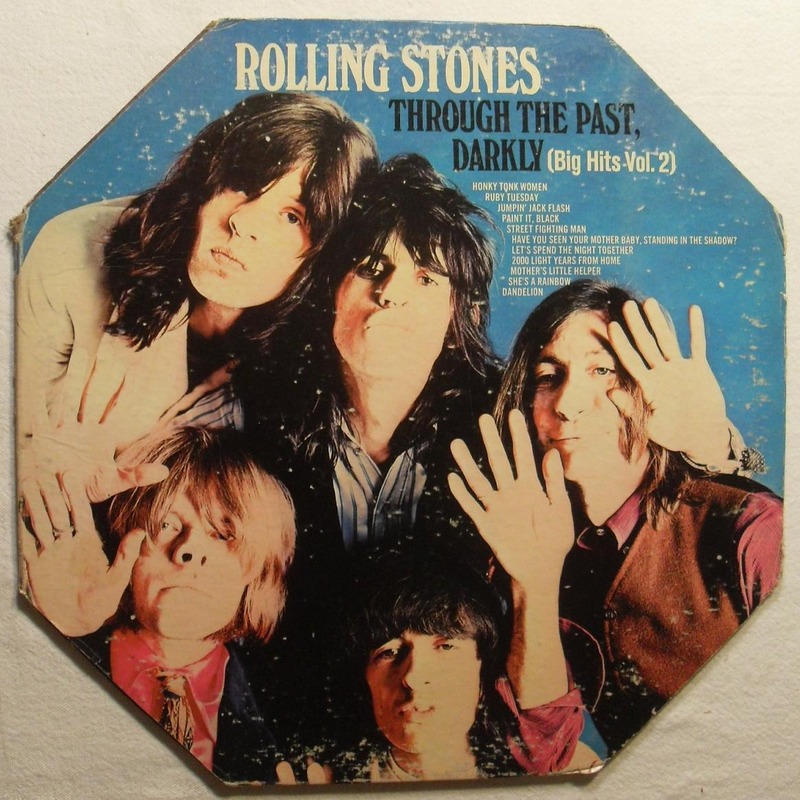 Classic rock vinyl records